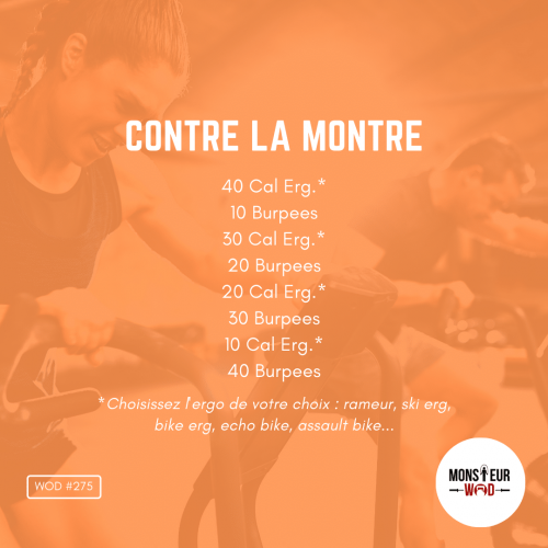 WOD conditionning monieurwod cal burpees